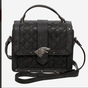 NWOT-Bioworld Game of Thrones Quilted Crossbody Bag-House Of Stark